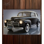 Металлическая табличка Ford V8 Super Deluxe Tudor Sedan (21A-70B)